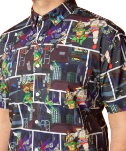 RSVLTS Movies Teenage Mutant Ninja Turtles "Give 'Em Shell" Short Sleeve Shirt 9 RSVLTS Movies Teenage Mutant Ninja Turtles