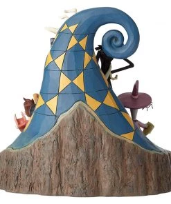 Enesco Disney - Nightmare Before Christmas - Jack And Sally And Group Carved By Heart Figurine