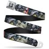 Buckle-Down Nightmare Before Christmas Character Seat Belt Buckle Belt