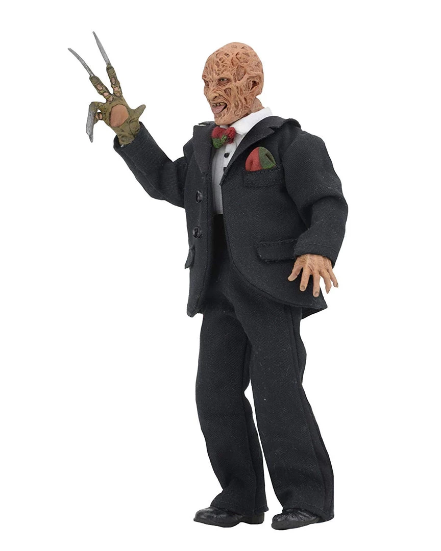 NECA Movies Nightmare On Elm Street Part 3 - 8” Clothed Action Figure - Tuxedo Freddy 4 NECA Movies Nightmare On Elm Street Part 3 - 8” Clothed Action Figure - Tuxedo Freddy