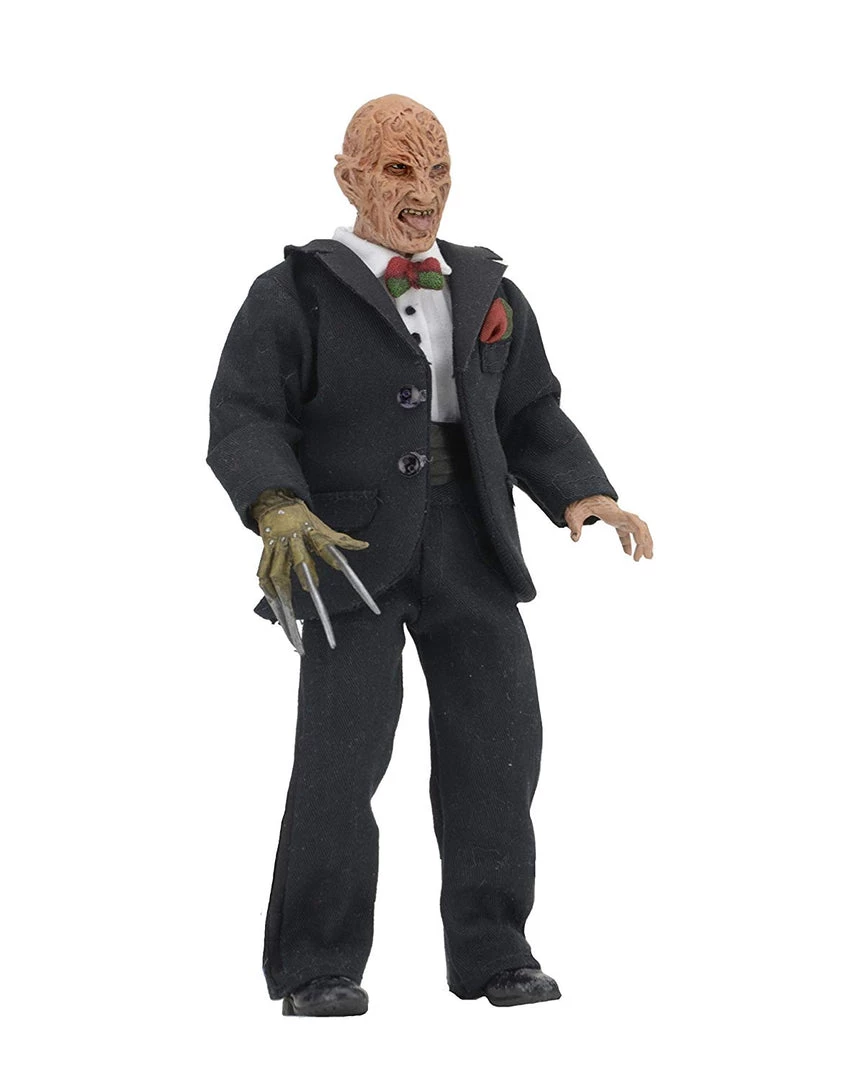 NECA Movies Nightmare On Elm Street Part 3 - 8” Clothed Action Figure - Tuxedo Freddy 5 NECA Movies Nightmare On Elm Street Part 3 - 8” Clothed Action Figure - Tuxedo Freddy