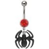 Body Vibe 14g 7/16's Red CZ Spider-Man Navels