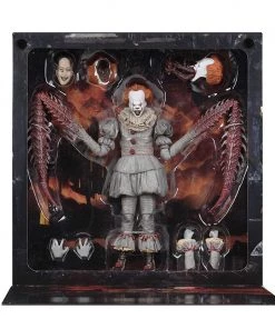 NECA IT - 7” Scale Action Figure - Ultimate Pennywise The Dancing Clown (2017)