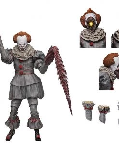 NECA IT - 7” Scale Action Figure - Ultimate Pennywise The Dancing Clown (2017)