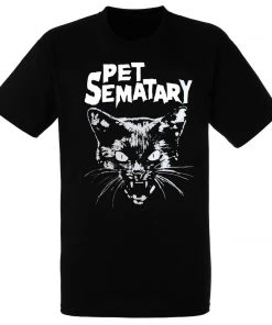 Changes Movies Pet Sematary Cat Face Adult Fitted T-Shirt