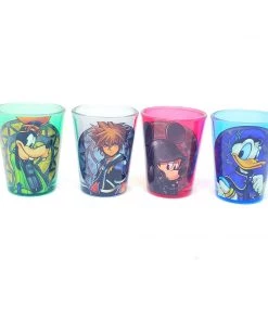 Silver Buffalo Disney Kingdom Hearts Main Characters Mini Glass Set