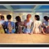 Sign Of The Times Music Pink Floyd - Back Collage 11x17-1.25" Crystex Framed Art