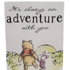 Silver Buffalo Winnie The Pooh Always An Adventure 5" X 7" X1.5" Box Sign Wall Art