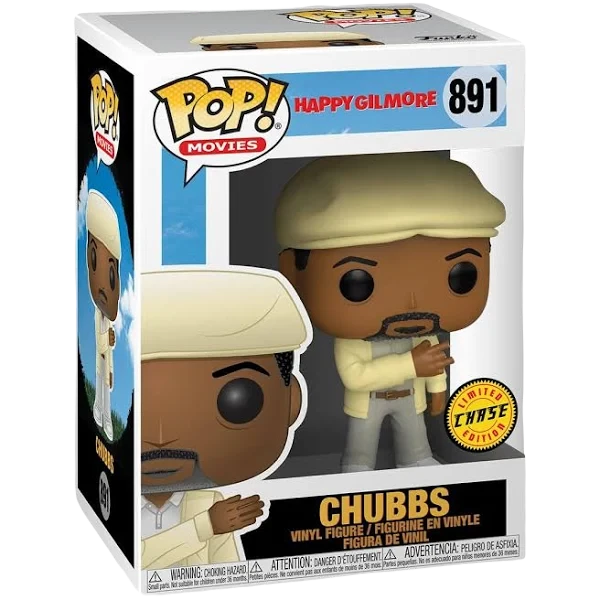 Funko Funko Pops! POP Movie- Happy Gilmore- Chubbs W/chase 6 Funko Funko Pops! POP Movie- Happy Gilmore- Chubbs W/chase