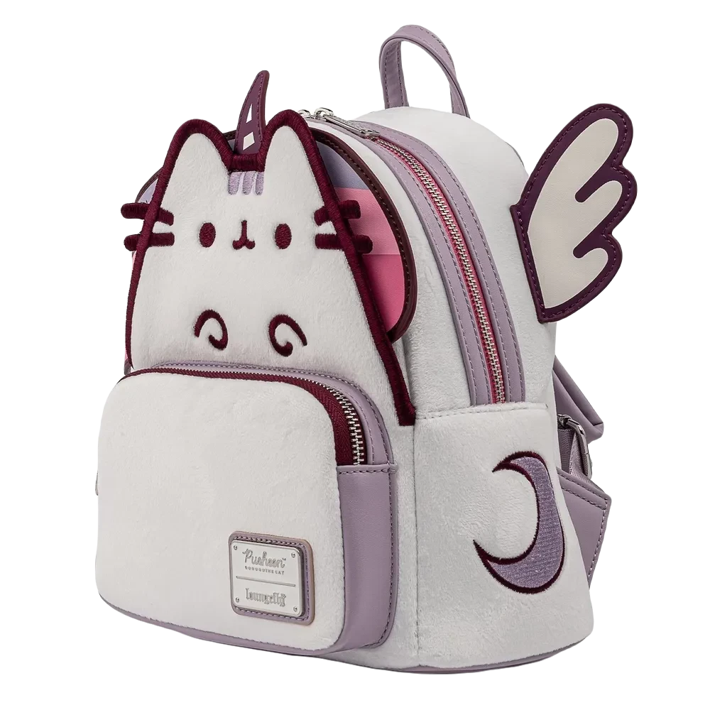 Loungefly Pusheen Unicorn Plush Mini Backpack 5 Loungefly Pusheen Unicorn Plush Mini Backpack
