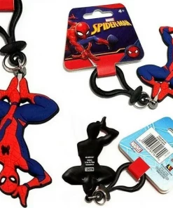 Monogram Spider-Man Hanging Soft Touch PVC Bag Clip Marvel