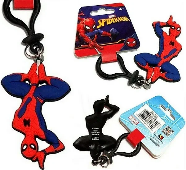 Monogram Spider-Man Hanging Soft Touch PVC Bag Clip Marvel 4 Monogram Spider-Man Hanging Soft Touch PVC Bag Clip Marvel