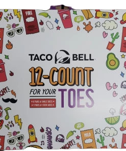 Ripple Junction Taco Bell 12 Days Of Tacos Pack Socks