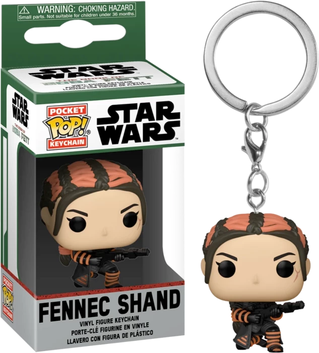 Funko Star Wars: The Book Of Boba Fett - Fennec Shand Vinyl Keychain 3 Funko Star Wars: The Book Of Boba Fett - Fennec Shand Vinyl Keychain