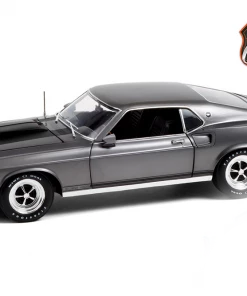 Toy Wonders John Wick Ford Mustang BOSS (1969, 1/18 Scale Diecast Model Car, Chrome)