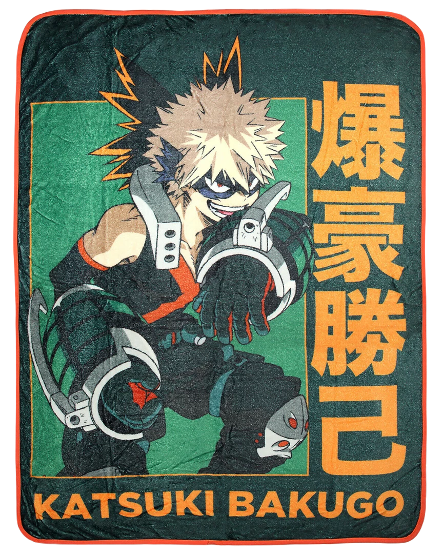 JUST FUNKY Deku & Bakugo Collection Blanket Anime 3 JUST FUNKY Deku & Bakugo Collection Blanket Anime