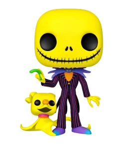 Funko Pops! Funko POP TNBC- 10" Jack Skellintong With Zero (Black Light)
