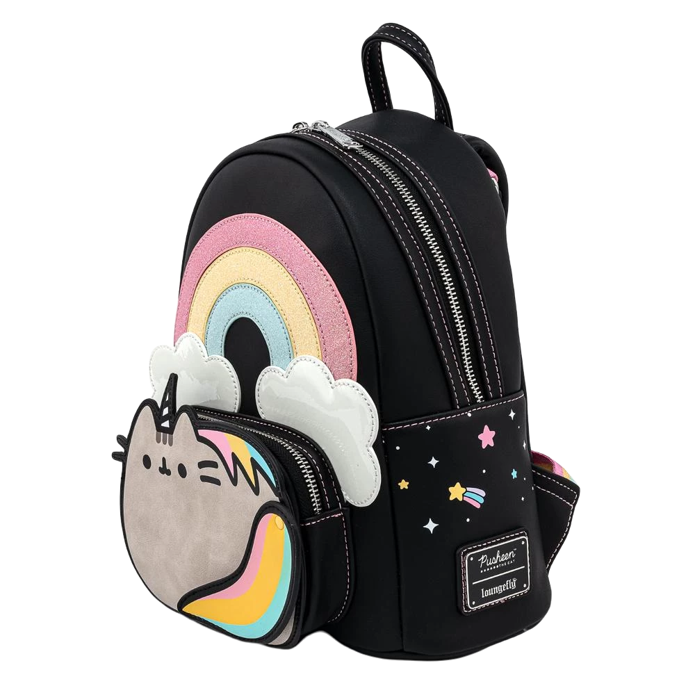 Loungefly Pusheen Rainbow Unicorn Mini Bacpack 4 Loungefly Pusheen Rainbow Unicorn Mini Bacpack