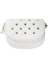 Loungefly Disney Star Wars White Gold Rebel Hardware Saddle Crossbody Bag 3 Loungefly Disney Star Wars White Gold Rebel Hardware Saddle Crossbody Bag