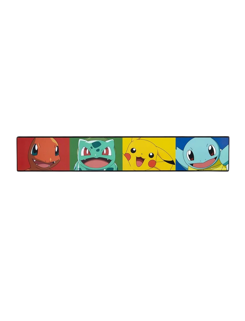 Silver Buffalo Pokemon Starter Faces MDF Wood Wall Art 36" X 6" 3 Silver Buffalo Pokemon Starter Faces MDF Wood Wall Art 36" X 6"