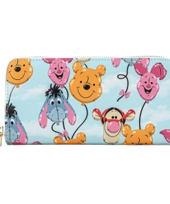 Loungefly Disney Winnie The Pooh Balloon Friends Zip Around Wallet