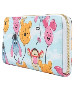 Loungefly Disney Winnie The Pooh Balloon Friends Zip Around Wallet