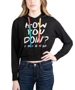 Bioworld Friend's Tie Dye Draw Cord Hoodie Friends