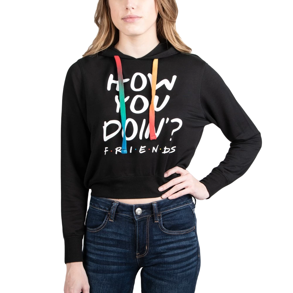 Bioworld Friend's Tie Dye Draw Cord Hoodie Friends 3 Bioworld Friend's Tie Dye Draw Cord Hoodie Friends