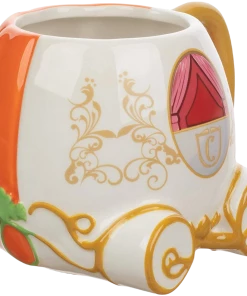 Bioworld Disney Cinderella Pumpkin Sculpted Ceramic Mug