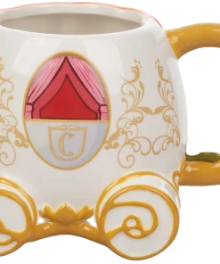 Bioworld Disney Cinderella Pumpkin Sculpted Ceramic Mug