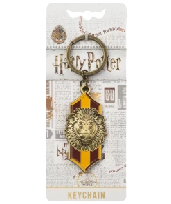 Bioworld Movies Harry Potter Gryffindor Lion Crest Keychain