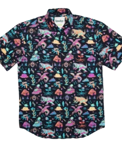 RSVLTS Rick And Morty "Monster Run" Kunuflex Short Sleeve Shirt