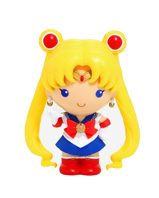 Monogram Sailor Moon Figural PCV Bank 3 Monogram Sailor Moon Figural PCV Bank