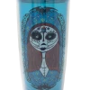 Silver Buffalo NBC- Sugar Skulls Jack And Sally 20oz Double Wall Travel Tumbler W/ Slide Close Lid