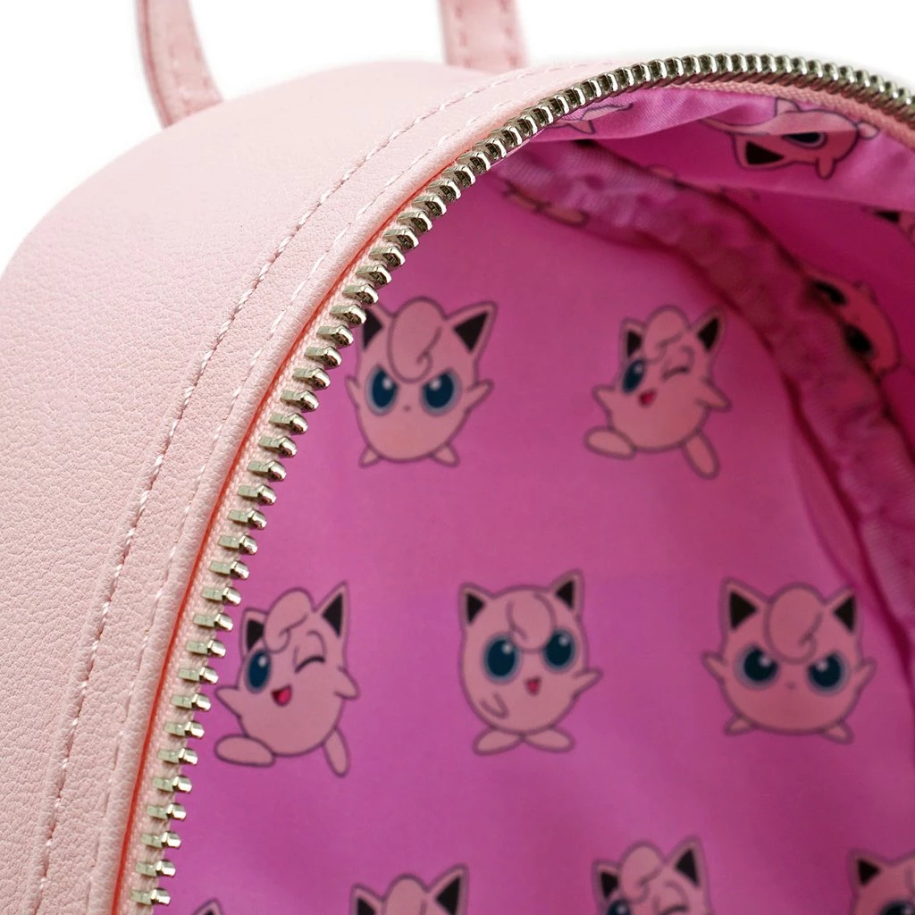 Pokemon Faux Leather Jigglypuff Mini Backpack Loungefly 5 Pokemon Faux Leather Jigglypuff Mini Backpack Loungefly