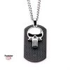 Body Vibe Punisher Cutout Pendant With Chain.