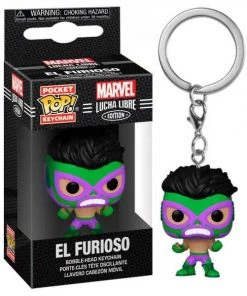 Funko POP Keychain: Marvel Lucha Libre- Hulk