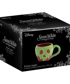 Vandor Snow White - Poison Apple 16 Oz. Sculpted Ceramic Mug Disney