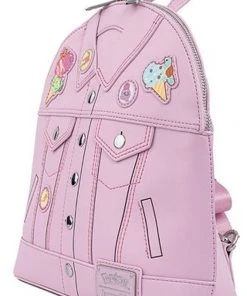 Loungefly Pokemon Ice Cream Denim Jacket Convertible Mini Backpack