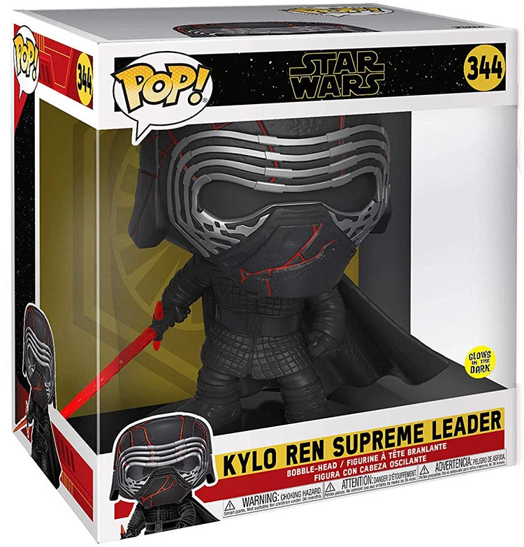 Funko POP! Star Wars: The Rise Of Skywalker Kylo Ren 10" Super Sized Pop 4 Funko POP! Star Wars: The Rise Of Skywalker Kylo Ren 10" Super Sized Pop