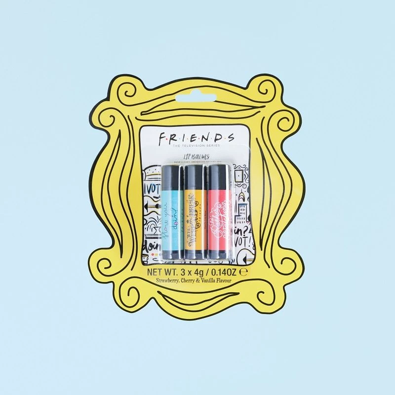 Paladone Friends Door Lip Balm Trio