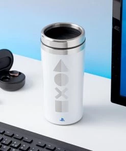 Paladone Playstation Travel Metal Tumbler Houseware