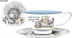Silver Buffalo Winnie The Pooh 12oz Ceramic Teacup And Saucer