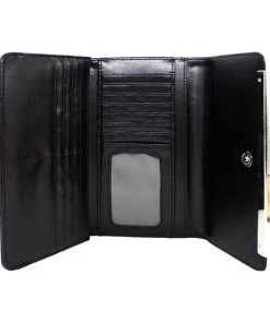 Buckle-Down Mickey And Minnie Mouse Mickey Mouse Smiling Expression Women's Envelope Fold Over Wallet