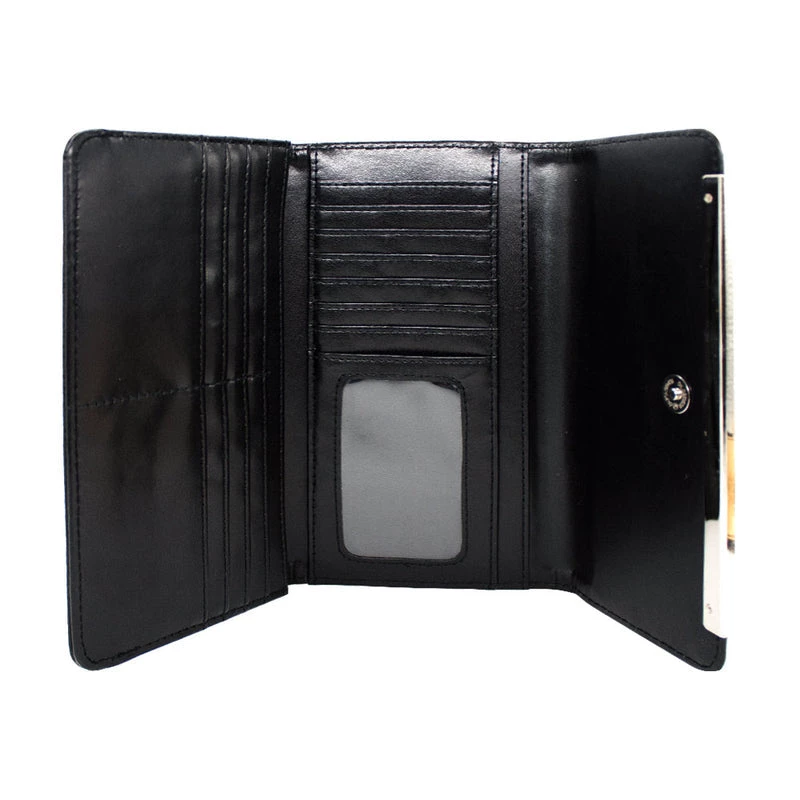 Buckle-Down Mickey And Minnie Mouse Mickey Mouse Smiling Expression Women's Envelope Fold Over Wallet 4 Buckle-Down Mickey And Minnie Mouse Mickey Mouse Smiling Expression Women's Envelope Fold Over Wallet