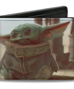 Buckle-Down Star Wars THE CHILD Full Body Pose Vivid Bi-Fold Wallet