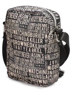 Buckle-Down Friday The 13th Jason Mask With Quotes Collage Woman's Crossbody Wallet