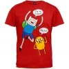 Bioworld Adventure Time Finn And Jake I'm On A Shirt Bubbles Red T-Shirt Tee