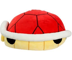 TOMY Nintendo Super Mario Club Mocchi-Mocchi Mario Kart - Red Shell Plush Figure Video Games