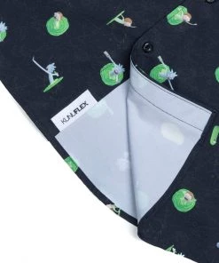 RSVLTS Anime Rick And Morty "The Portal" Kunuflex Short Sleeve Shirt